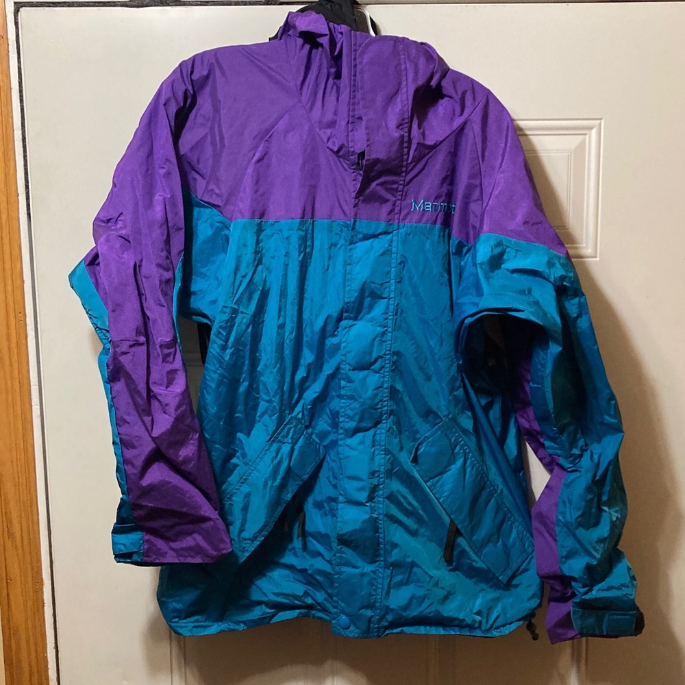 Marmot Two-Tone Purple and‎ Blue Jacket M